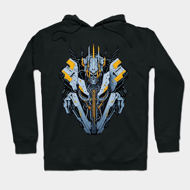 Mecha Skull S03 D26 Hoodie by Houerd